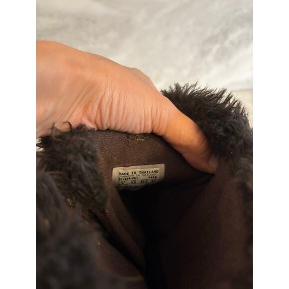 Nike Faux Fur Lined Womens Snow Winter Boots Suede Brown 311959-281 Size 9 - Picture 8 of 8